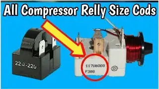 All compressor Relay code,s | national & Danfoss Relay list codes in Urdu/Hindi