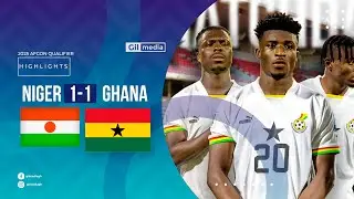 NIGER 1- 1 GHANA - AFCON 2025 Qualifier