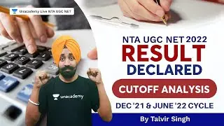 UGC NET 2022 | Final Result Out | Cut Off Analysis by Talvir Singh | Unacademy NTA-UGC NET
