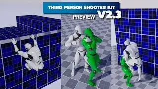 Third Person Shooter Kit v2.3 - early preview - climbing, buddy interaction, hostage mechanic