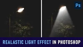 How to realistic light effect in photoshop