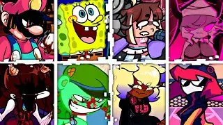 NO HOPE but Every Turn a Different Character Sings 🎶⚡ (FNF Mario Madness v2 )