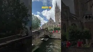 Scenic Travels Through Bruges, Belgium #shorts #short #shortsfeed #belgium