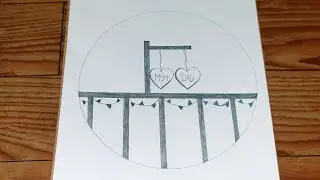 How to draw mom dad circle drawing | mom dad pencil drawing easy #momdad #trending #viralvideo