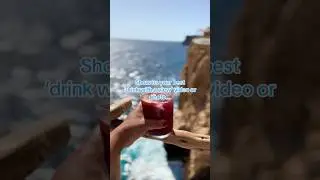 Drinks with a view 🍹🌅 #tui #trending #travel #menorca #foryou #reels #shorts