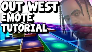 HOW TO MAKE OUT WEST EMOTE! JACKBOYS & Travis Scott feat. Young Thug (Fortnite Music Blocks)