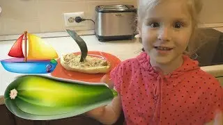 Вкусный рецепт Кабачки превращаются в кораблики