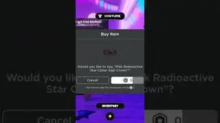 Sniping "Pink Radioactive Star Cyber Sigil Crown" in Vibe Hugs #roblox #ugc #limited #shorts