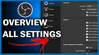 Quick look at the settings in OBS Studio for beginners (2020)