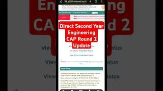 Cap Round 2 DSE #dse2024 #capround2 #engineering #shortviral #viralshorts #admission