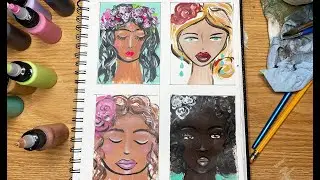 Painting a Goddess in 15 minutes!