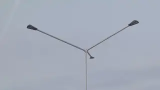 В Ревде на улице Карла Либкнехта сделали новое освещение