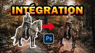 Comment harmoniser rapidement un sujet et un environnement dans Photoshop | Tuto Photoshop