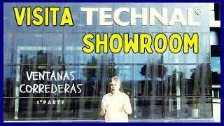 Visita Showroom TECHNAL. Tipos de Ventanas CORREDERAS