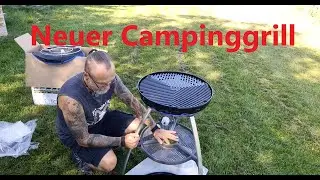 Neuer Campinggrill für das Wohnmobil und den Wohnwagen gekauft
