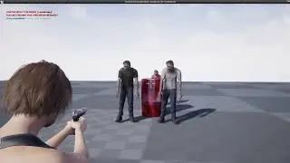 Resident evil 3 Remake Fan Game Devlog Barril explode
