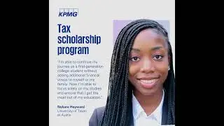 KPMG Tax Scholarship program