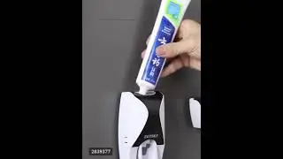 Automatic Toothpaste Dispenser & Tooth Brush Holder