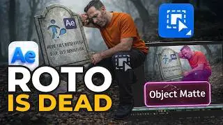 After Effects NEW Object Matte Tool | AI Rotoscoping is HERE