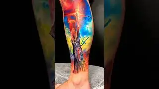 татуировка всадник апокалипсиса #shorts #tattoo #tatoo #apocalypse #apocalypsetattoo