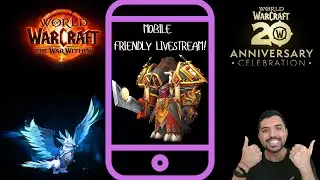 🪔Diwali Stream!💰Gold + T2 in #WoW 's 20th Anniv!🐛!Gummi pet & !Bruto mount !Giveaway weekly!🦕 Mobile