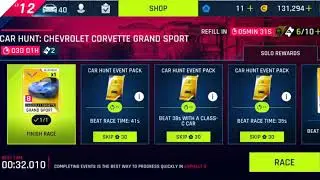 Asphalt 9 Chevrolet Corvette Grand Sport upgrading to 2 🌟