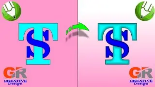 Text with 3D effect #tutorial in #coreldraw step by step #art #design #creative #mayagraphics
