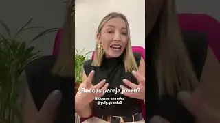 Si buscas una pareja joven para lucir más joven. Sígueme en IG y TikTok @yuly.GiraldoG