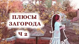 ПЛЮСЫ ЗАГОРОДА часть 2.  Побег из металлических дверей и решёток многоэтажек в настоящую жизнь.