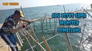 Ngeri‼️ Berrotan monster sembilang @PLTFishing #gondronglabanan #asalmancing