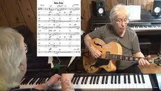 Soul Eyes ( TvdH ) - Jazz guitar & piano cover ( Mal Waldren )