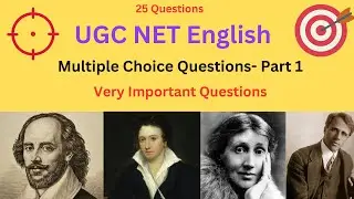 UGC NET English Literature| Multiple Choice Questions #mcq #ugcnetenglish  #englishliterature