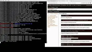 2. Install Hive - Exttract and configure hive