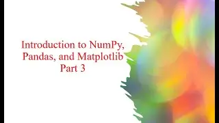 Matplotlib in Python - for AI beginners