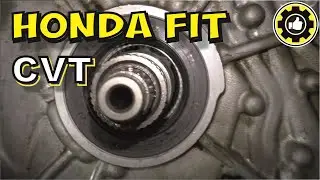 Как заменить сальник вариатора. Honda Fit. (#AvtoservisNikitin)