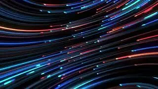 Free Stock Footage, Abstract Neona Multicolored Lines Background Loop   Free 4k
