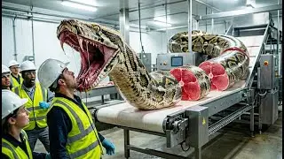 Inside a Python Skin Factory: Breeding to Designer Scale Wallet (Full Process)