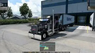 Walmart-freightliner (no commentary) Kenworth W900) American Truck Simulator
