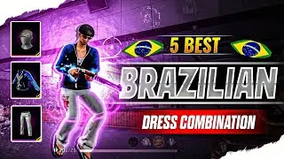BRAZILIAN PLAYERS UNIQUE AND FREESTYLE DRESS COMBINATION / TOP 5 DRESS COMBINATION FREE FIRE