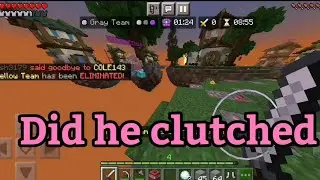 Playing Sky wars on hive in (mobile)#2