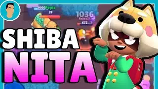 SHIBA NITA w/ [GEJMR] | Skin Gameplay | Brawl Stars
