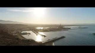 Puerto de Almería desde el Castillo de San Telmo