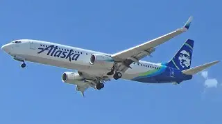 ALASKA ACTION AT EWR | Boeing 737-900ER Landings at Newark Airport (HD Plane Spotting)