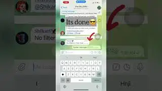 How to Send Spoiler text on Telegram in ios devices? | SHIKARI | 