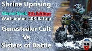 Sisters of Battle VS Genestealer Cult - Warhammer 40K Batrep - 2,000pts