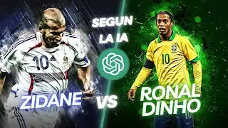 ¿QUIEN ES MEJOR SEGUN LA IA, RONALDINHO O ZIDANE?