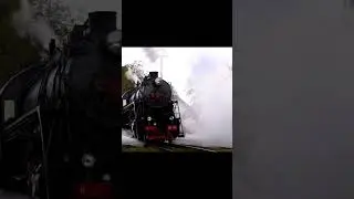 steam train at station, 