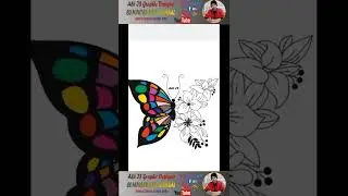 new butterfly design of 3-4-2022 made by Alii IS Designer subscribe and like 😊