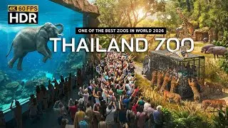 🇹🇭 4K HDR | Full Tour at One of the Best Zoos in World - THAILAND ZOO! 2026