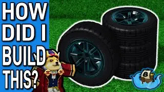 【Roblox】AE86 Making in Build A Boat Part.1 | How did I build the custom wheels?